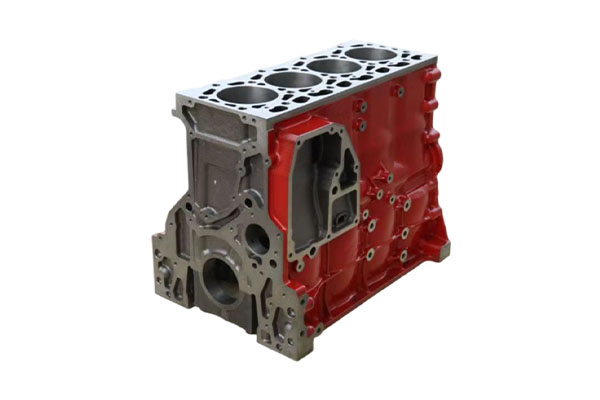 What are the main materials and performance advantages of cummins 3.8 cylinder blocks?